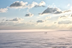 Jan Eckermann Schnee am Strand