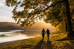 Autumnal evening walk