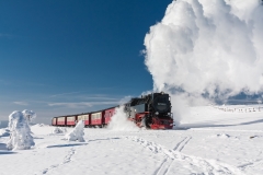 Harzquerbahn im Februar 2012